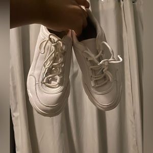 Cute Aesthetic Chunky White Shein Shoes